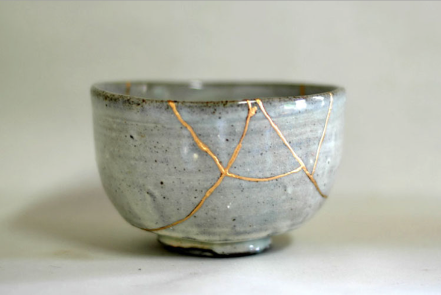 Custom Kintsugi Ceramic Bowl